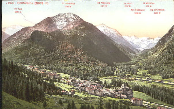 10576826 Pontresina Pontresina  ungelaufen ca. 1920