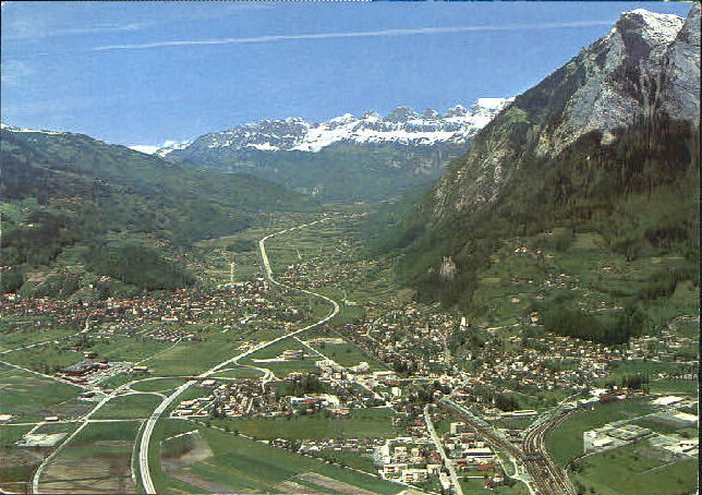 10576928 Sargans Sargans Mels Fliegeraufnahme