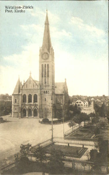 10577027 Wetzikon ZH Wetzikon Zuerich Kirche x 1919