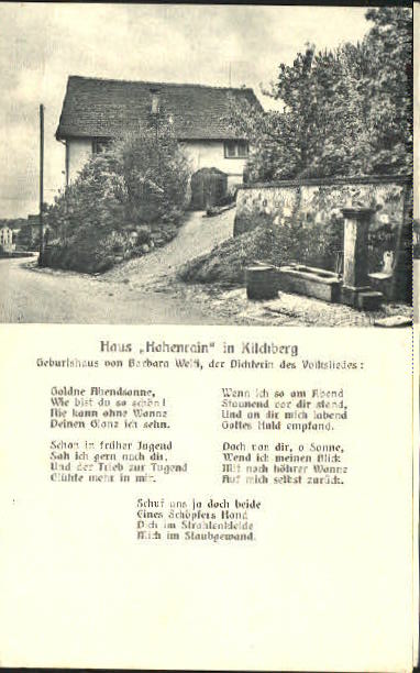 10577040 Kilchberg ZH Kilchberg Haus Hohenrain Lied Barbara Welti Geburtshaus un