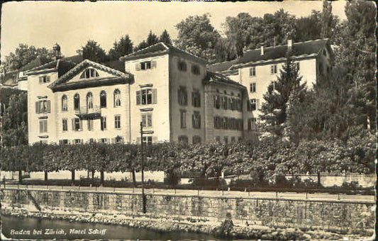 10577514 Baden AG Baden bei Zuerich Hotel Felpost x 1942