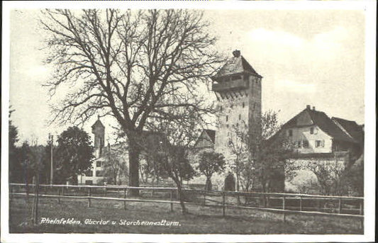 10577613 Rheinfelden AG Rheinfelden Tor Turm ungelaufen ca. 1920