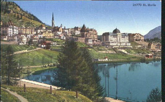 10577677 St Moritz GR St Moritz  ungelaufen ca. 1920