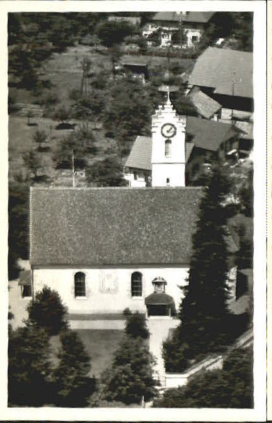 10577943 Lotzwil Lotzwil Kirche Fliegeraufnahme