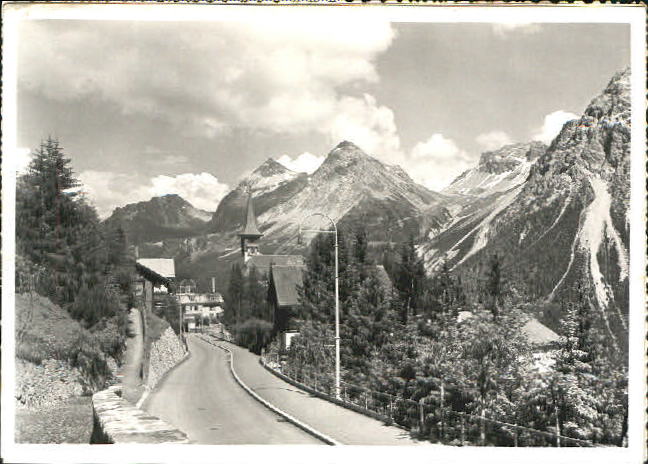 10578774 Arosa GR Arosa Kirche Pass o 1953