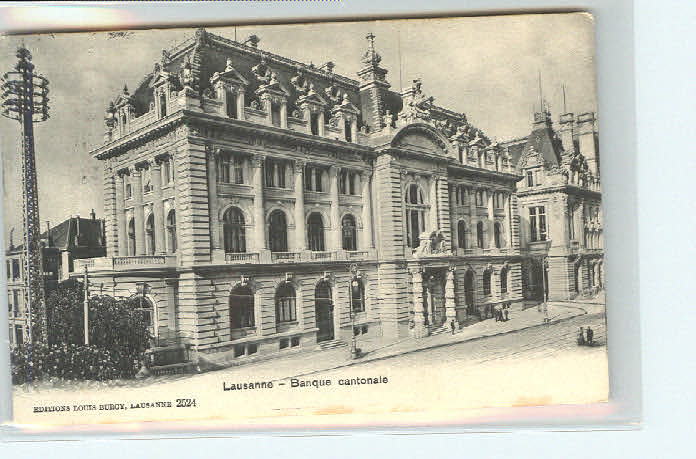 10579099 Lausanne VD Lausanne Bank Post x 1909