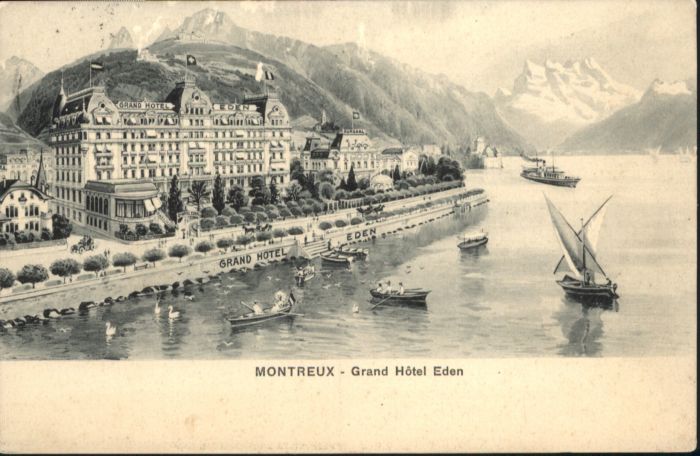 10891221 Montreux VD Montreux Grand Hotel Eden Schiff x