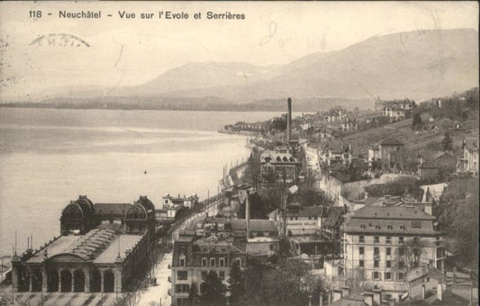 10890685 Neuchatel NE Neuchatel Vue sur Evole et Serrieres x