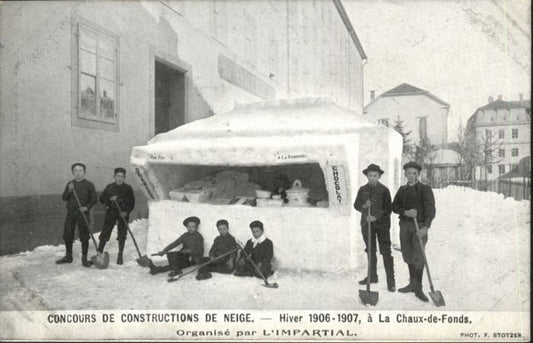 10890876 La Chaux-de-Fonds La Chaux-de-Fonds Concours de Constructions de Neige