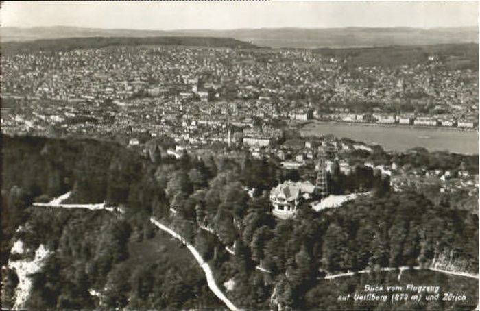 10579694 Uetliberg Zuerich Uetliberg Fliegeraufnahme x 1954