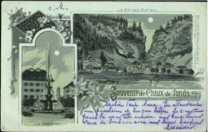 10580073 La Chaux-de-Fonds La Chaux-de-Fonds  ungelaufen ca. 1900