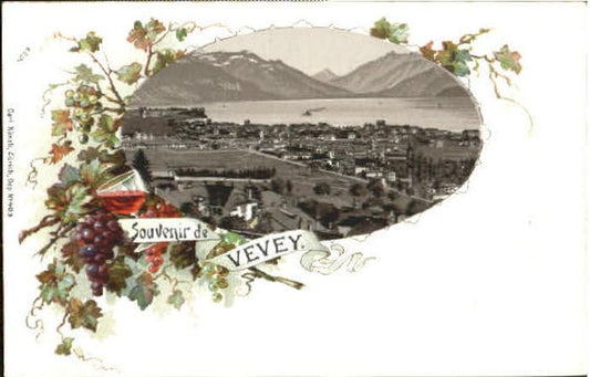 10580083 Vevey VD Vevey  ungelaufen ca. 1900