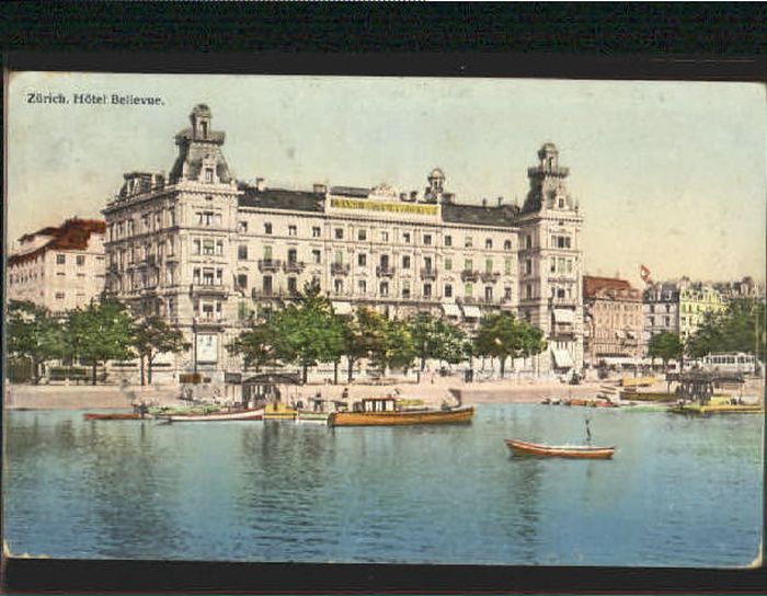 10580144 Zuerich Zuerich Hotel Bellevue x 1913