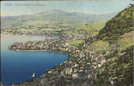 10580271 Montreux VD Montreux Clarens ungelaufen ca. 1910