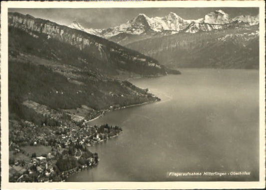 10581532 Hilterfingen Thunersee Oberhofen Fliegeraufnahme x 1942