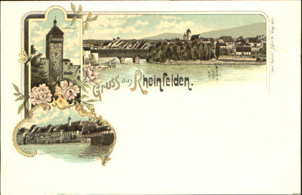 10582120 Rheinfelden AG Rheinfelden Obertor ungelaufen ca. 1900