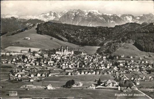 10845270 Einsiedeln SZ Einsiedeln Fliegeraufnahme Glaernisch x