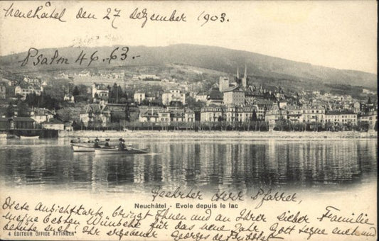 10845365 Neuchatel NE Neuchatel Evole depuis starke Stauchung lac x