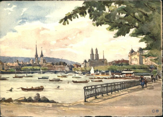 10845441 Zuerich Zuerich Utoquai Kuenstler Marc *