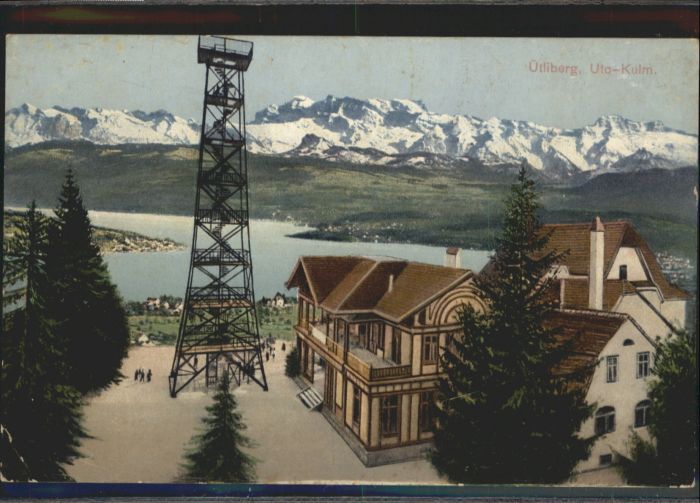 10845579 Uetliberg Zuerich Uetliberg Uto Kulm Litho *