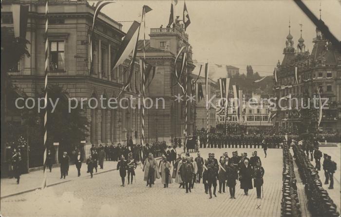 11706526 Zuerich ZH Kaiser Wilhelm II 3. September 1912 Zuerich ZH