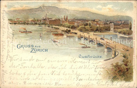 11706754 Zuerich ZH Quaibruecke Zuerich ZH