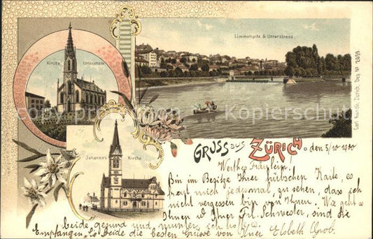 11706811 Zuerich ZH Kirche Unterstrasse Limmaspitz Johannes Kirche Zuerich ZH