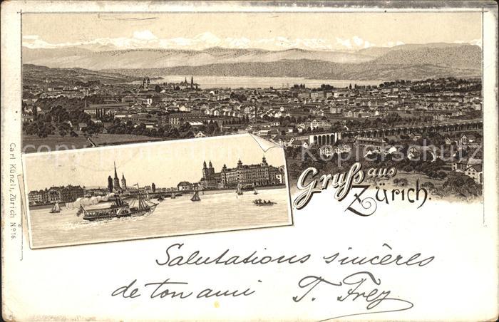 11706817 Zuerich ZH Panorama Zuerich ZH