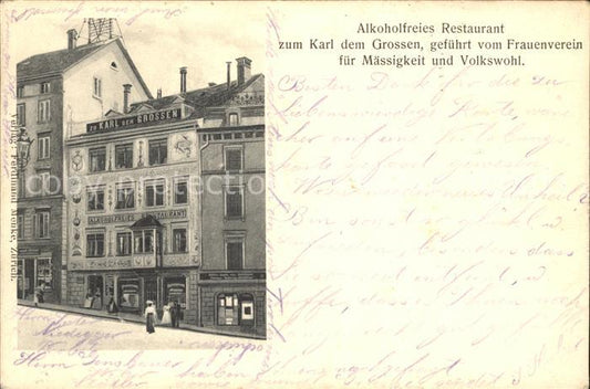 11706866 Zuerich ZH Alkoholfreies Restaurant Zuerich