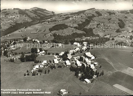 11782076 Trogen AR Pestalozzi Kinderdorf Rehetobel Wald Fliegeraufnahme Trogen