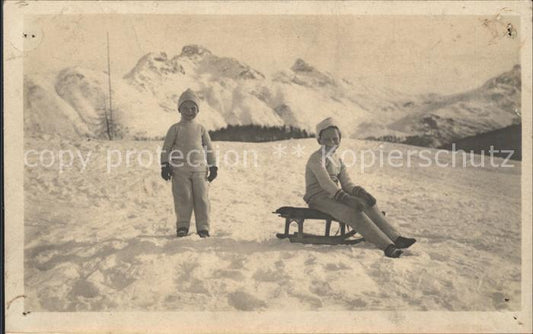 11943341 St Moritz GR Luge Enfants St Moritz GR