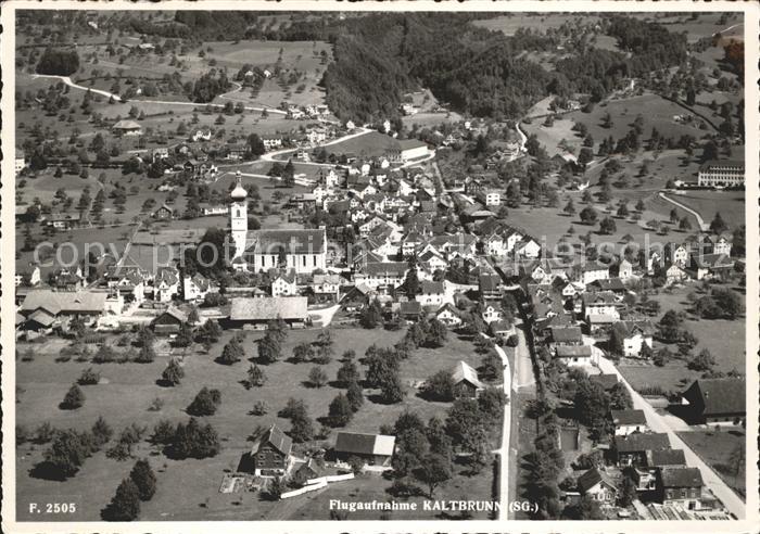 11946047 Kaltbrunn Fliegeraufnahme Kaltbrunn