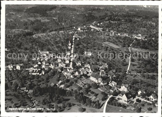 11946054 Moerschwil Fliegeraufnahme Moerschwil