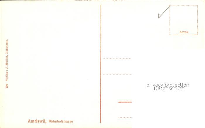 12058654 Amriswil TG Bahnhofstrasse Amriswil TG