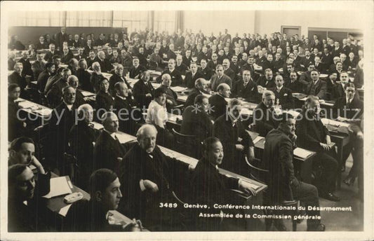 12528904 Genève GE Conférence Internationale du Désarmement Assemblée de la Comm