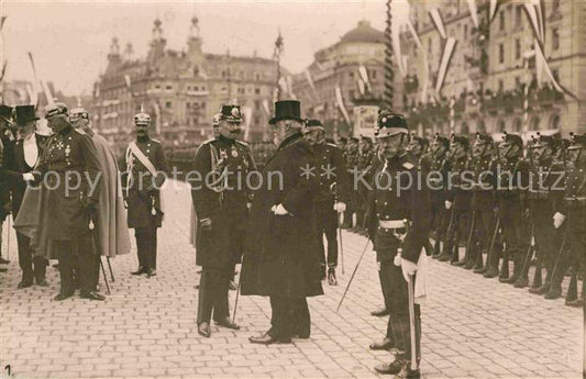 12806816 Bern BE Visitez l'empereur Guillaume II, le président fédéral Forrer Bern.