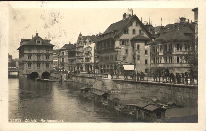 11242539 Zuerich Rathausquai  Zuerich