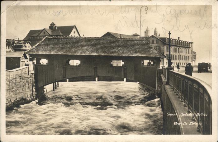 11242609 Zuerich Gedeckte Bruecke  Zuerich