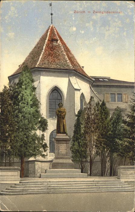 11242641 Zuerich Zwinglidenkmal Zuerich