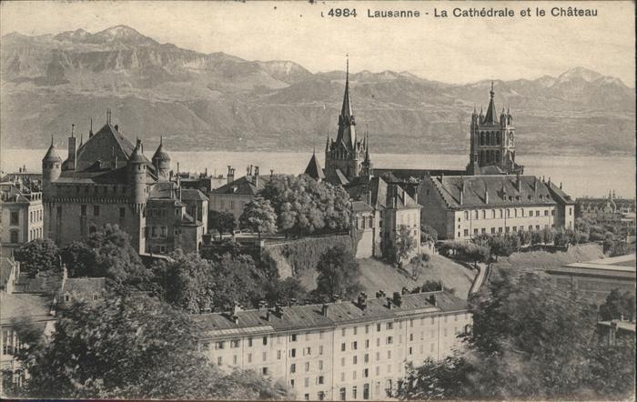 11242718 Lausanne VD Cathedrale Chateau Lausanne