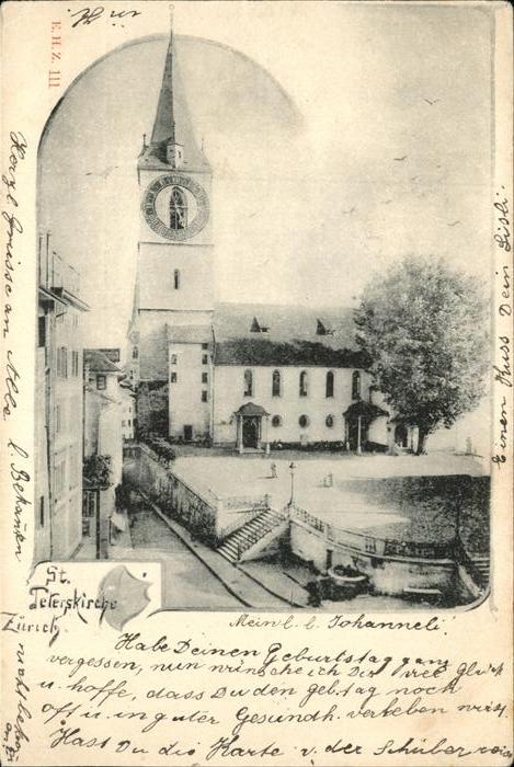 11242799 Zuerich St Peters Kirche Zuerich