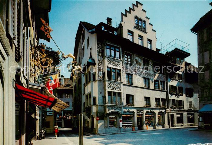 13857066 Lucerne LU Hirschenplatz Dornacherhaus Bâtiment historique