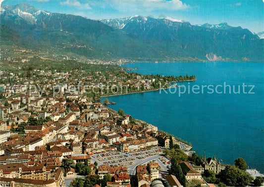 13857105 Vevey VD et La Tour de Peilz Riviera Vaudoise Lac Léman Alpes Vevey VD