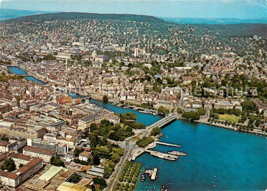 13857108 Zuerich ZH Panorama de la ville avec la Limmat Zuerich ZH