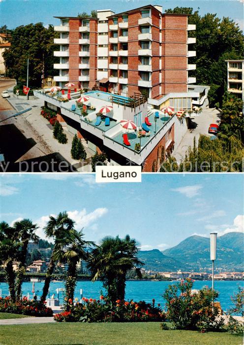 13858392 Lugano Lago di Lugano TI Hotel Arizona Panorama