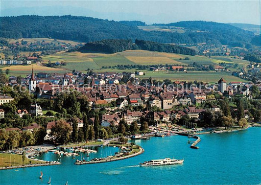 13861848 Murten Morat FR Fliegeraufnahme