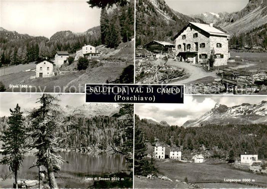 13862613 Val di Campo Poschiavo GR Sfazu Alpe Campo Lago di Saoseo Lungacqua Alp