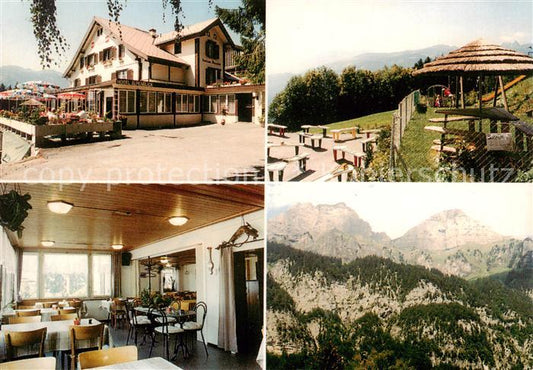 13863341 Walenstadtberg Hotel Restaurant Alpenblick Landschaftspanorama Walensta