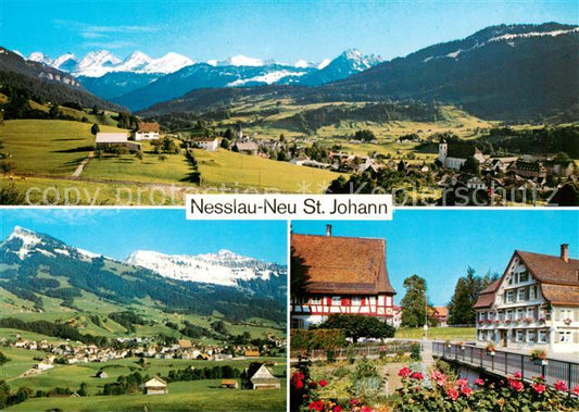 13863152 Neu St Johann Nesslau SG Panorama Teilansichten