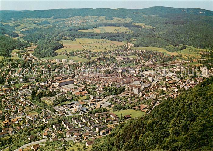 13864093 Liestal BL Blick vom Aussichtsturm Fliegeraufnahme